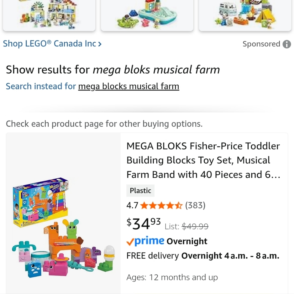 Mega Blocks Musical Sets - Picture 3 of 3